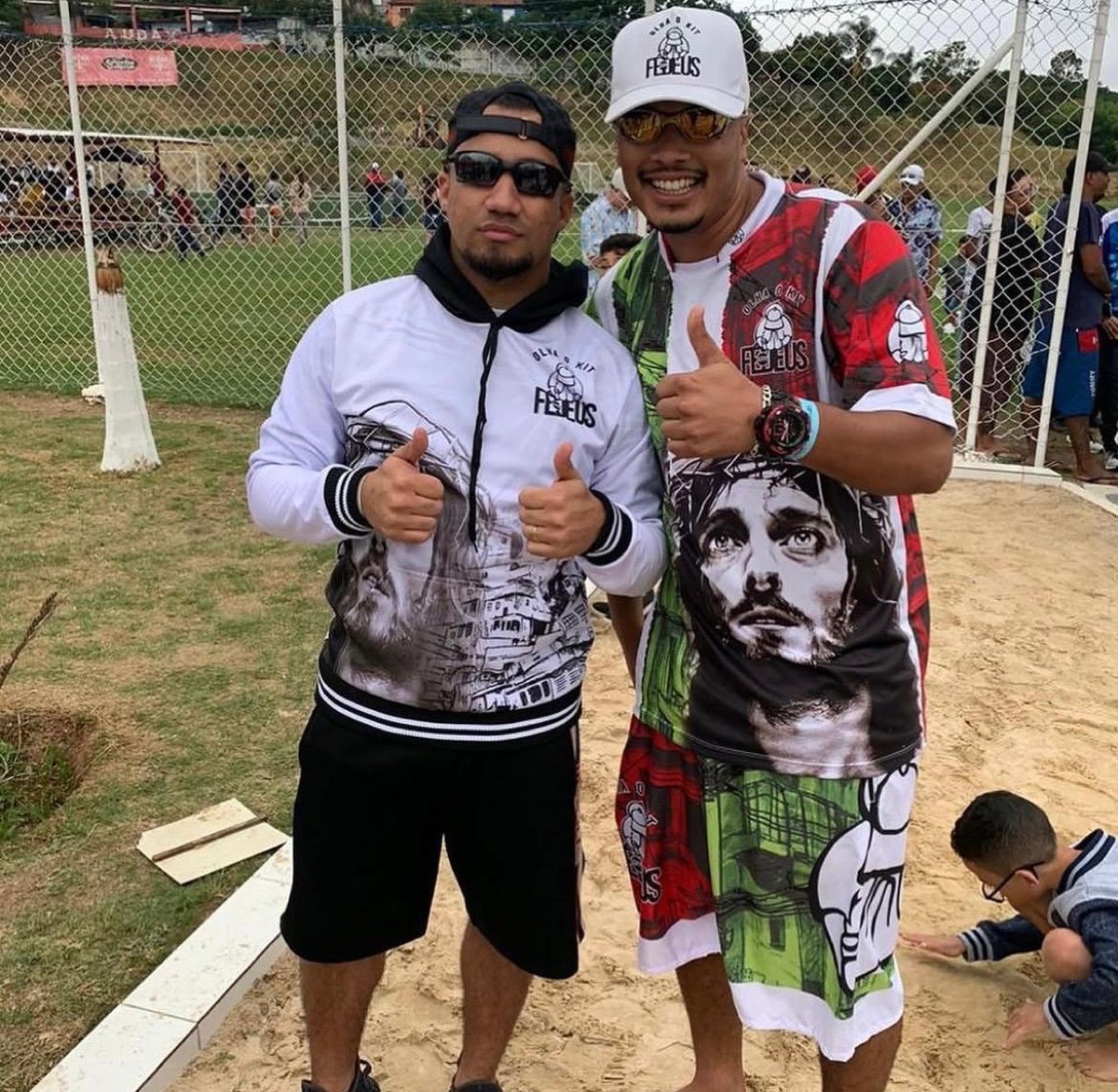 Cliente com o kit